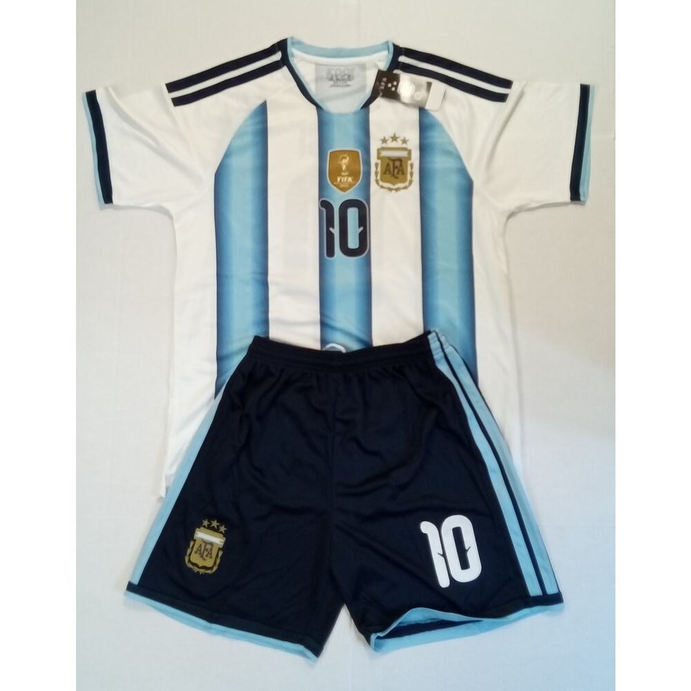 Argentina Lionel Messi #10 Fifa World Champs 2022 Set Adult XL